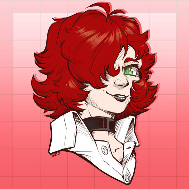 Bust Coloured Sketch