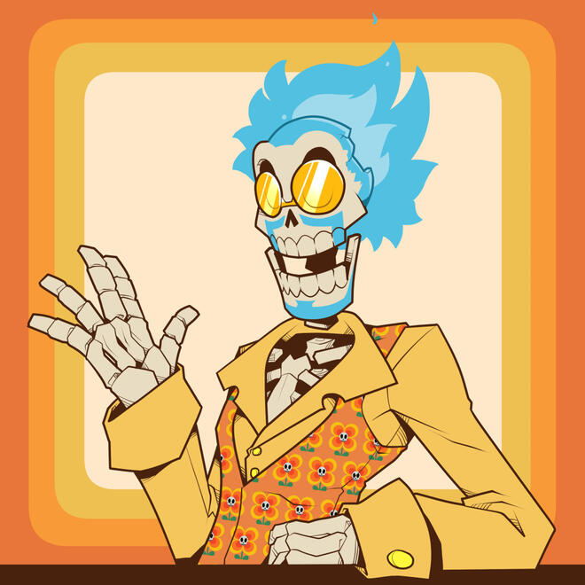 Waist-Up Flat Colour