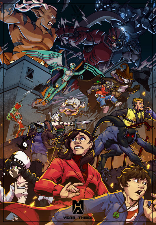 Myriad Anthology: Year 3 Celebration Poster